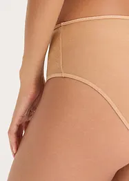 Truse med høy midje og skimrende materiale, bonprix