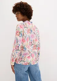 Bluse med blomsterprint, bonprix
