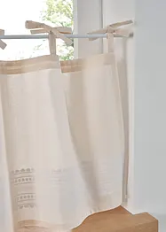 Gardinkappe i økologisk bomull med print, bonprix