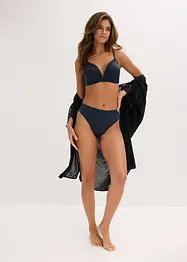 Highwaist-stringtruse med glanseffekt (2-pack), bonprix