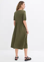 Midikjole i 100% bomull, bonprix