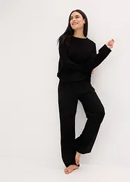 Loungewear-kosedress i myk bomull, oversized, bonprix