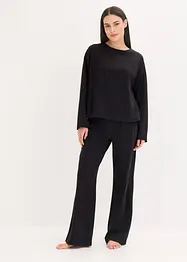 Loungewear-kosedress i myk bomull, oversized, bonprix