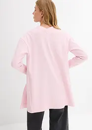 Lang sweatjakke av myk bomullsmiks, bonprix