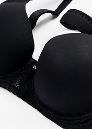Padded-BH av myk modal, bonprix
