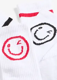 Tennissokker av økologisk bomull (6-pack), bonprix
