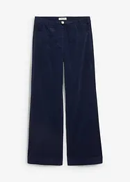 Bukse med stretch og vide ben, High Waist, bonprix