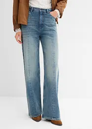 Loose Straight-jeans High Waist, Low Stretch, bonprix