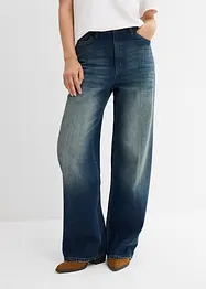Loose Straight-jeans High Waist, Low Stretch, bonprix