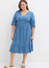 Jerseykjole i 100% bomull, bonprix
