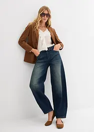 Blazer i imitert semsket skinn, bonprix