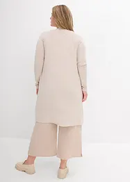 Lang trikotjakke i myk viskosemiks, bonprix