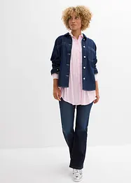 Lang bluse av viskose, bonprix