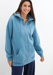 Sweatjakke med hette, bonprix