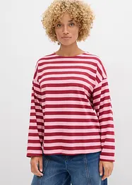 Oversized topp i ren bomull, bonprix