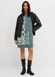 Oversized trikotkjole i myk bomullsmiks, bonprix