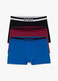 Boksershorts i ettersittende modell (3-pack), bonprix