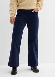 Bukse med stretch og vide ben, High Waist, bonprix