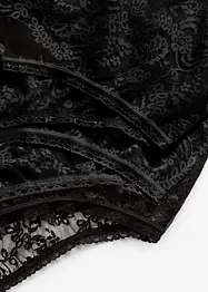 Maxitruse i blondemateriale (3-pack), bonprix