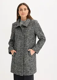 Ledig, kort kåpe i ull-stil, bonprix