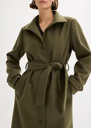 Kåpe med ull-look, bonprix