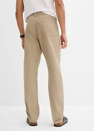 Regular Fit-twillbukse i ren bomull, Straight, bonprix