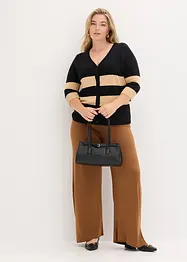 Cardigan med striper, bonprix