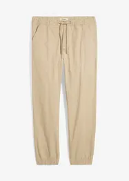 Relaxed Fit pull on-chinos med stretch, Straight, bonprix