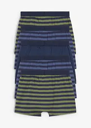 Boksershorts med myk økologisk bomull (5-pack), bonprix