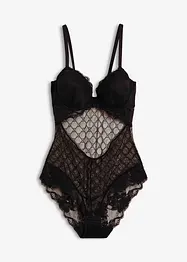 Body med pyntet mesh, bonprix