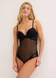 Body med pyntet mesh, bonprix