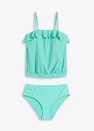 Bandeau-tankini (2-delt sett) med Multiway-stropper, bonprix