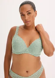 Padded-BH med blomsterblonde, bonprix