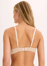 Padded-BH med blomsterbroderi, bonprix