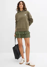 Oversized hettegenser av myk bomullmiks, bonprix