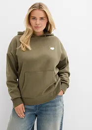Oversized hettegenser av myk bomullmiks, bonprix