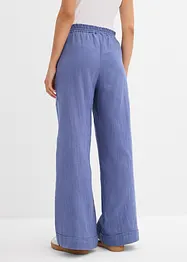 Slip on-bukse av luftig musselin, bonprix