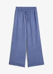 Slip on-bukse av luftig musselin, bonprix