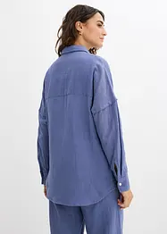 Oversized skjorte i luftig musselin, bonprix