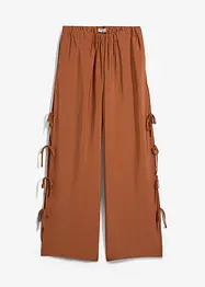 Slip on-bukse med sløyfer, bonprix