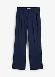 Bukse i lett materiale og med legg, bonprix