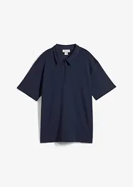 Poloskjorte i viskosemiks, bonprix