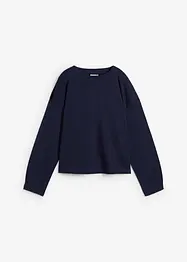 Langermet topp i 100% bomull, bonprix