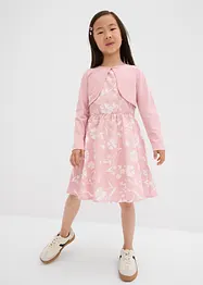 Kjole og bolero i 100% bomull (2-delt sett), bonprix