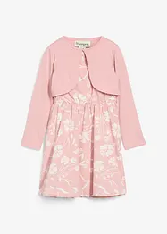 Kjole og bolero i 100% bomull (2-delt sett), bonprix