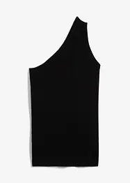 Off shoulder-strikket topp i viskosemiks, bonprix