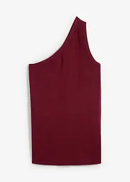 Off shoulder-strikket topp i viskosemiks, bonprix