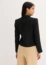 Kort blazer i myk bouclé, bonprix