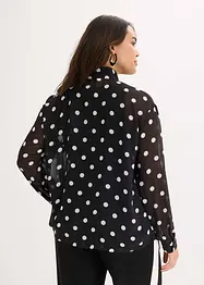Bluse med sløyfe, bonprix