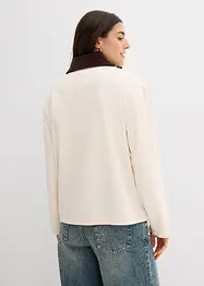 Twilljakke med krage i kordfløyel, bonprix